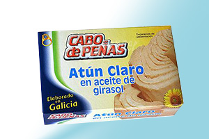Light Meat Tuna in sunflower oil Cabo de Peñas
