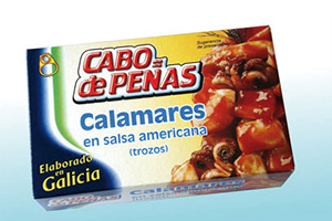 Calamares en salsa Americana Cabo de Peñas