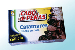 Calamares en morceaux à l'encre Cabo de Peñas
