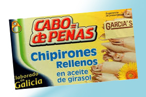 Encornets farcis à l'huile de tournesol Cabo de Peñas