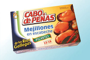Mejillones en escabeche pikante Cabo de Peñas