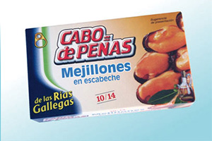 Mejillones en escabeche Cabo de Peñas