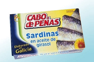 Sardines à l'huile de tournesol Cabo de Peñas