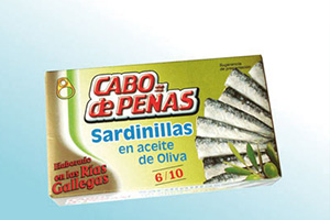 Sardinas en aceite de oliva Cabo de Peñas