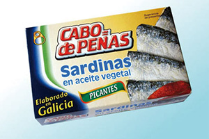 Sardines in pikante saus Cabo de Peñas